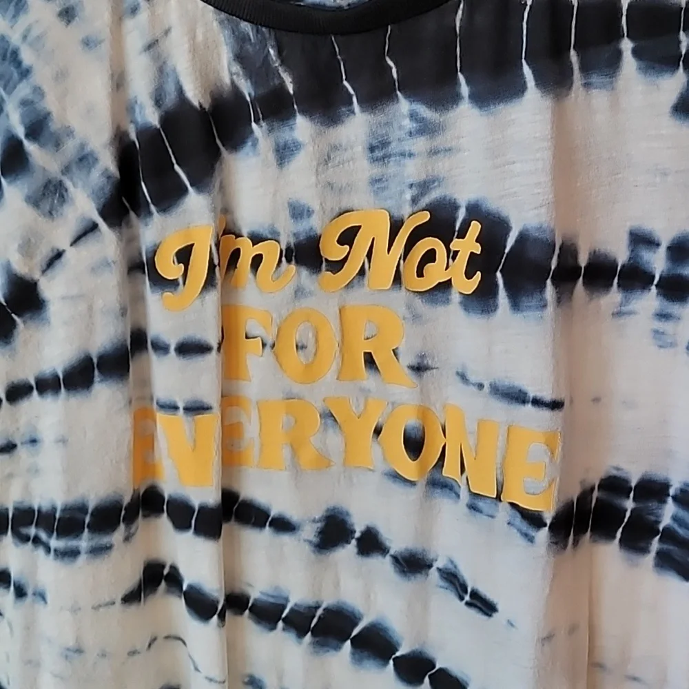 Tie-Dye Graphic Tee- Im Not For Everyone - Picture 5 of 6